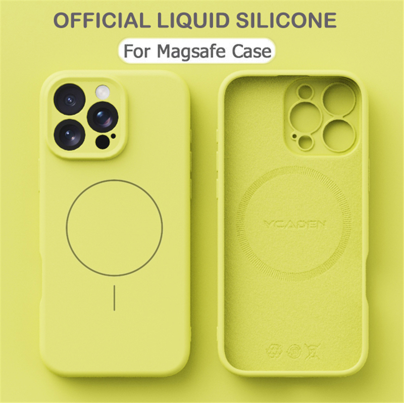 Phone Cases Arc - Magnetische Flüssig-Silikonhülle für MagSafe – Stoßfeste