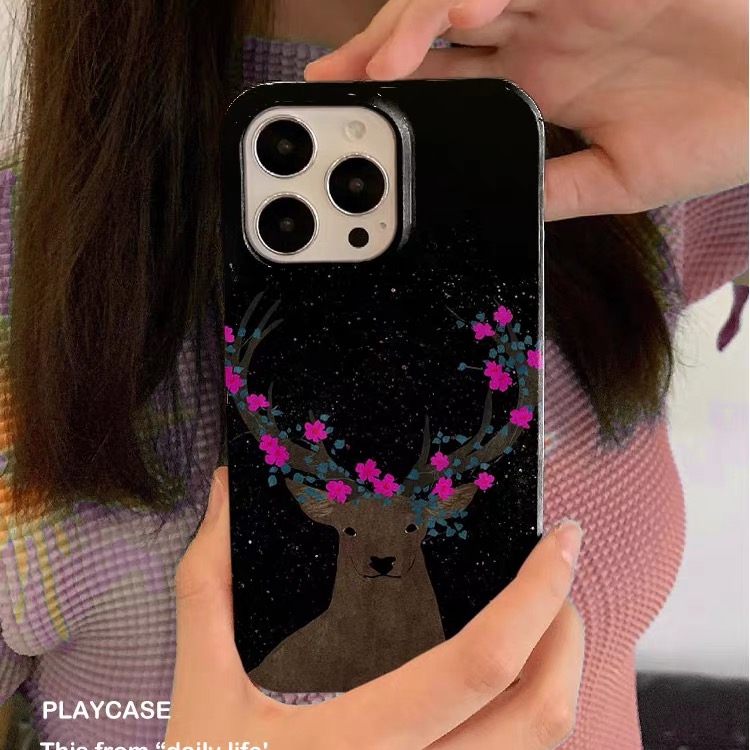 Phone Cases Red Deer - Schwarz-Rote Sikahirsch-Handyhülle für IPHONE 17 Air