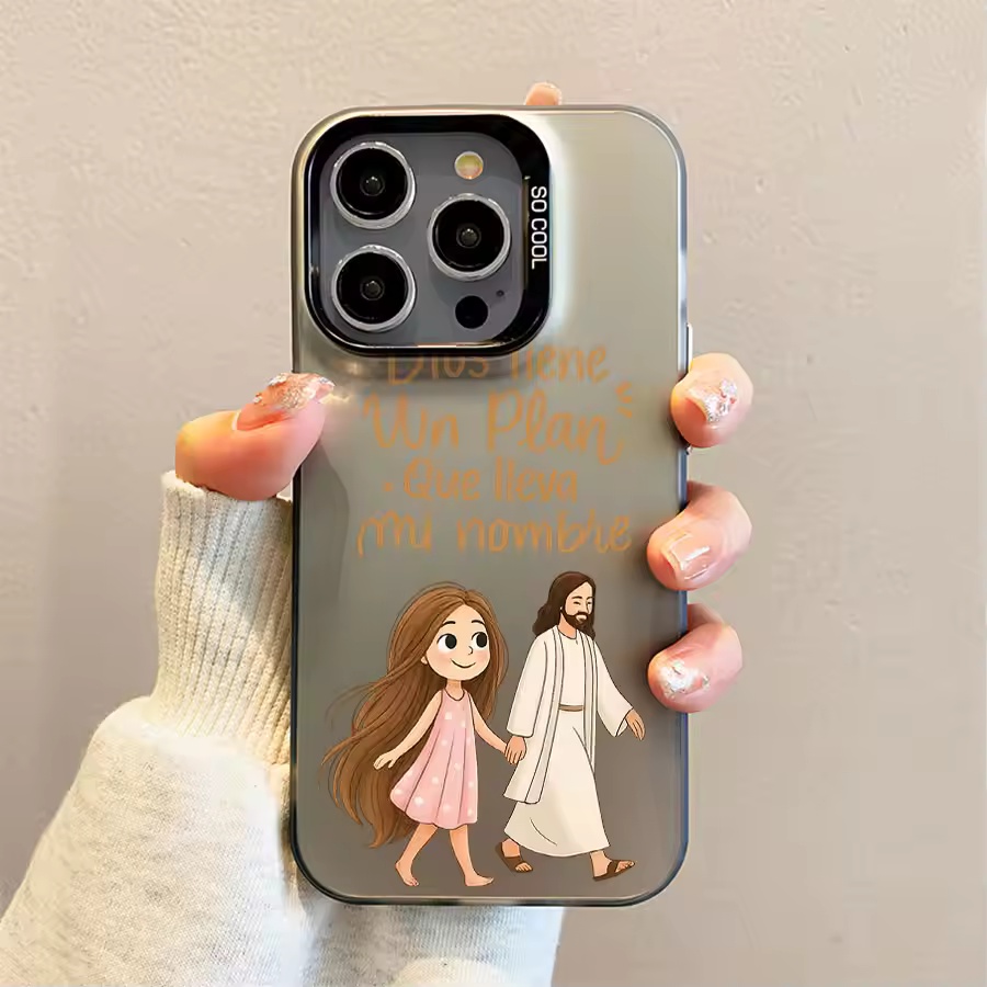 Phone Cases Cute Iphone 14 - Niedliche Mädchen-Gottes-Gleitschritter-Motiv Handyhülle für iPhone 17