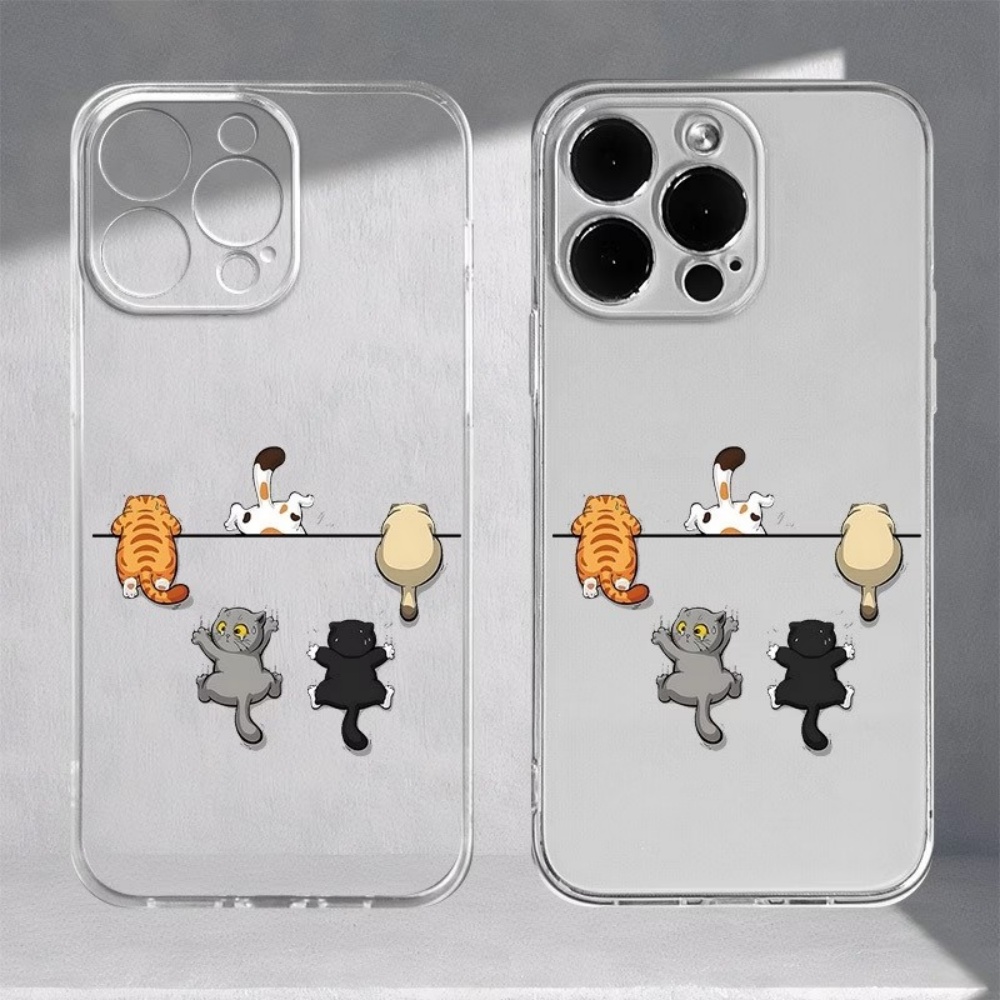 Apple Iphone 15 Pro Max - Süße Katzenmuster-Handyhülle für iPhone 11 12