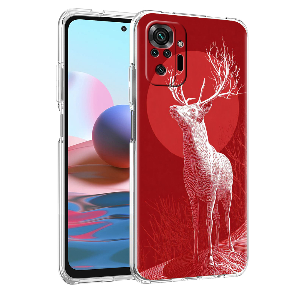 Phone Cases Red Deer - Transparente Handyhülle für Redmi 14C 13C