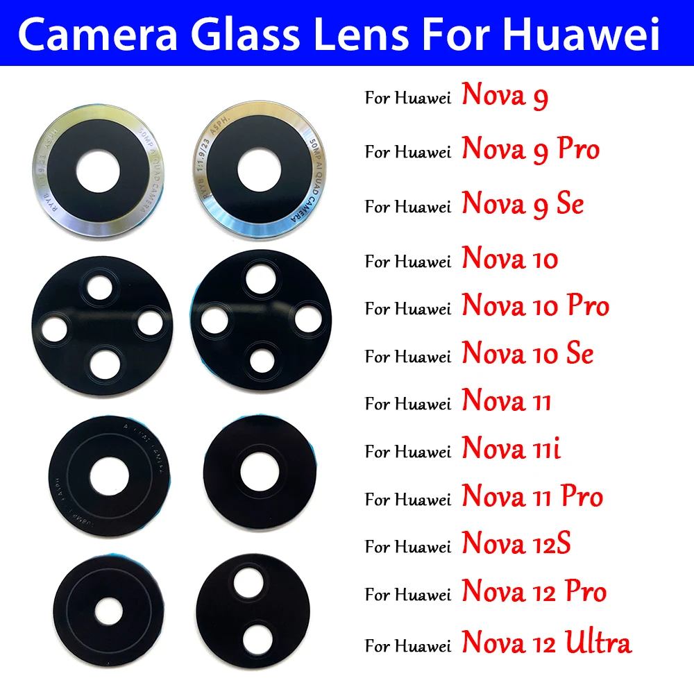 Huawei Nova 12 - Zurück Hinten Kamera Glas Objektiv Abdeckung