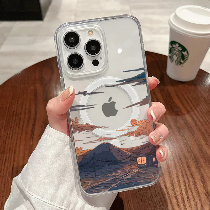 Phone Cases Store - Sonnenuntergang-Muster Modische Handyhülle für iPhone 17