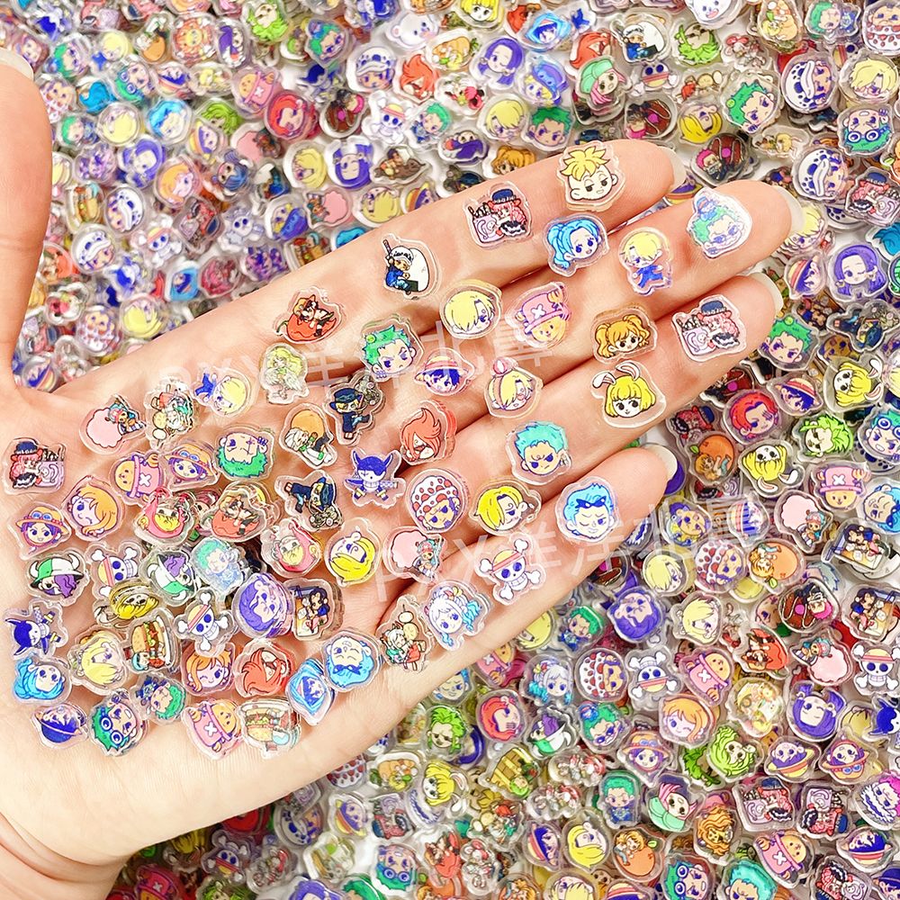 Phone Cases With Charms - 100 Mini-One-Piece-Acryl-DIY-Anhänger, die zur Dekoration von