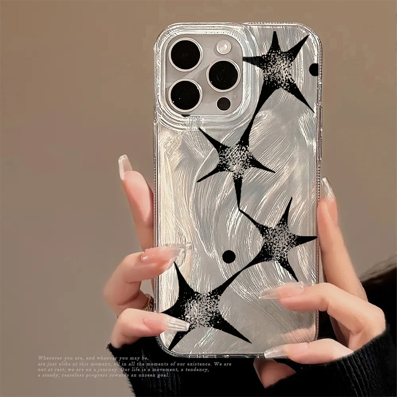Phone Cases Mous - Glänzender Stern Trendiges Muster Handyhülle für