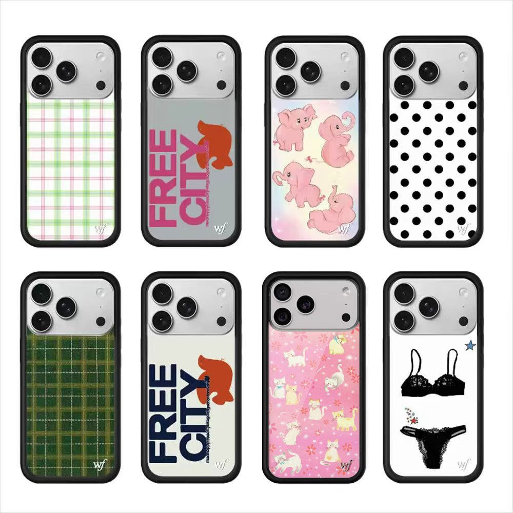 Phone Cases Wildflower - Wildflower INS Pink Elephants Claire Drake