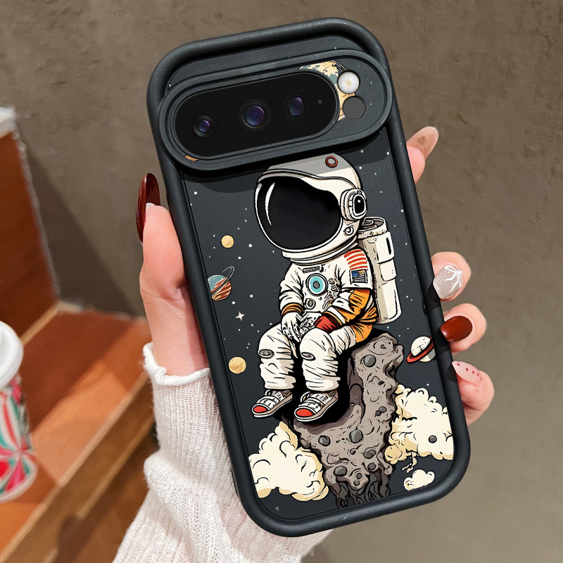 Phone Cases Google Pixel 9 - Cartoon-Astronauten-Print TPU-Handyhülle für Google Pixel 10