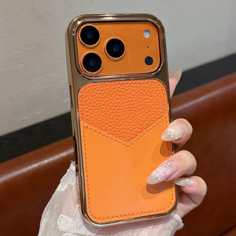 Phone Cases Leather - Business PU-Leder Kartenetui Handyhülle für iPhone