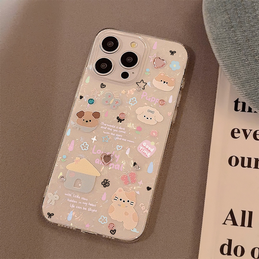 Niedliche Cartoon-Welpen-Shell – Phone Cases Cute Iphone 14 Bewertung und Preis