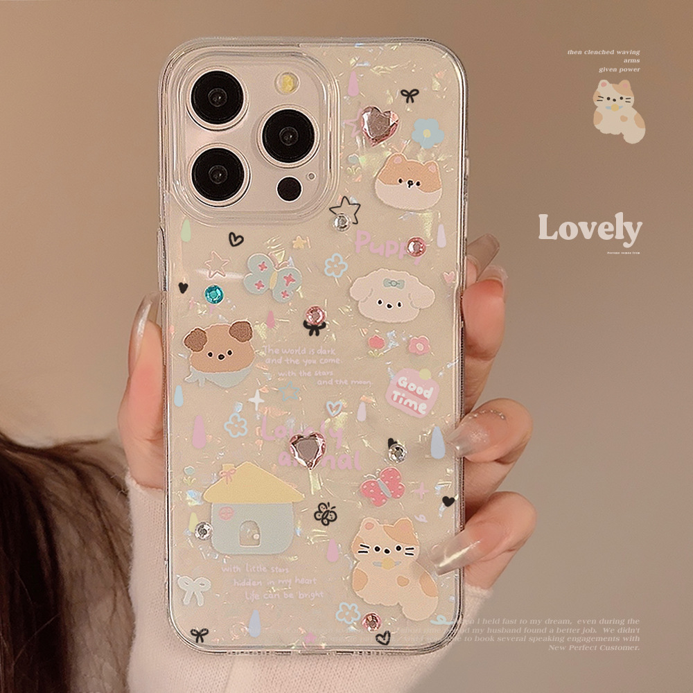 Niedliche Cartoon-Welpen-Shell – Phone Cases Cute Iphone 14 Bewertung und Preis