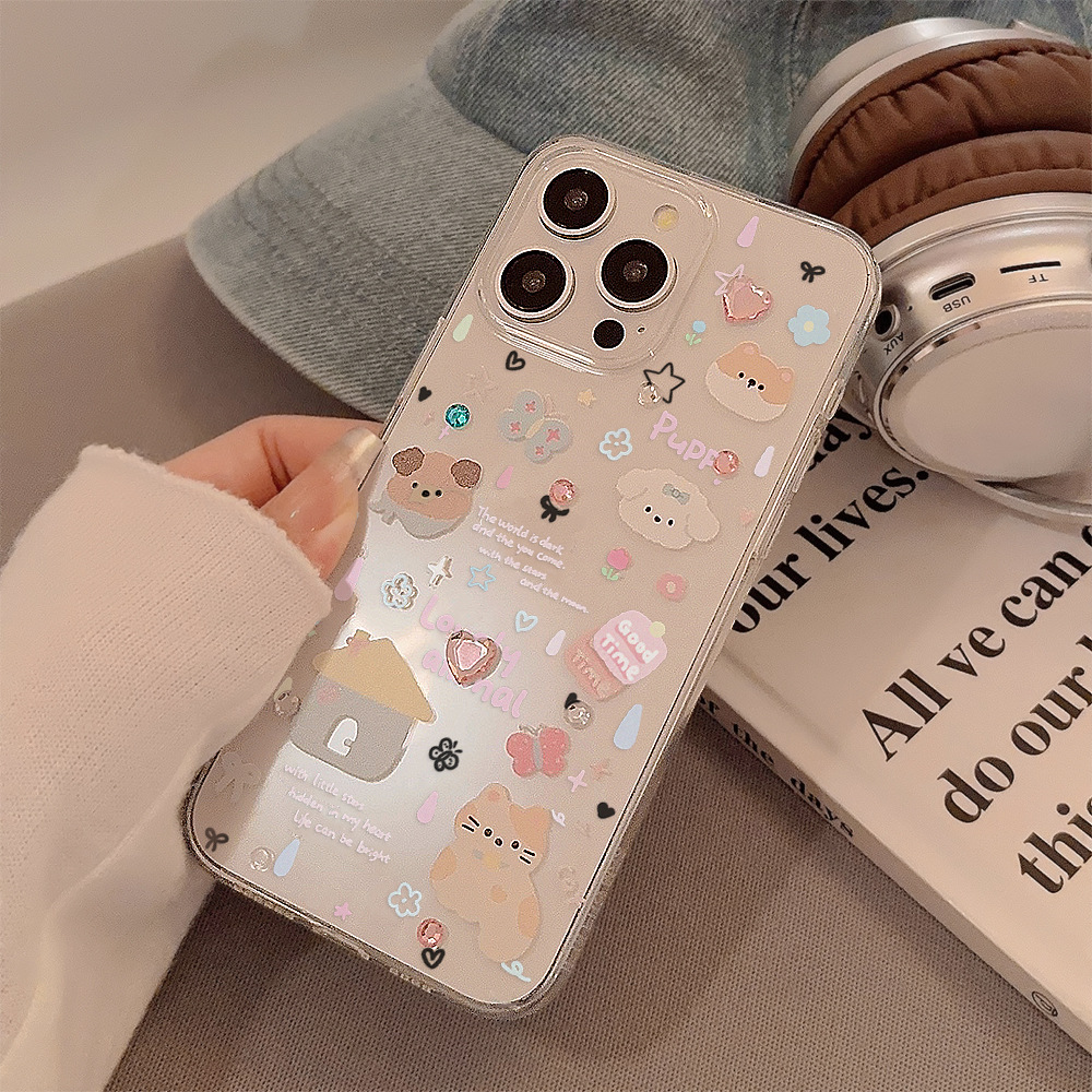 Niedliche Cartoon-Welpen-Shell – Phone Cases Cute Iphone 14 Bewertung und Preis
