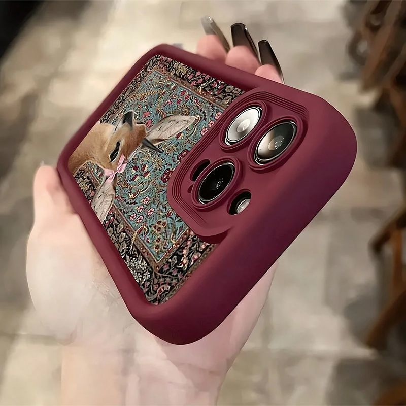 Weinroter Wandteppich-Hirschdr – Phone Cases Red Deer Bewertung und Preis