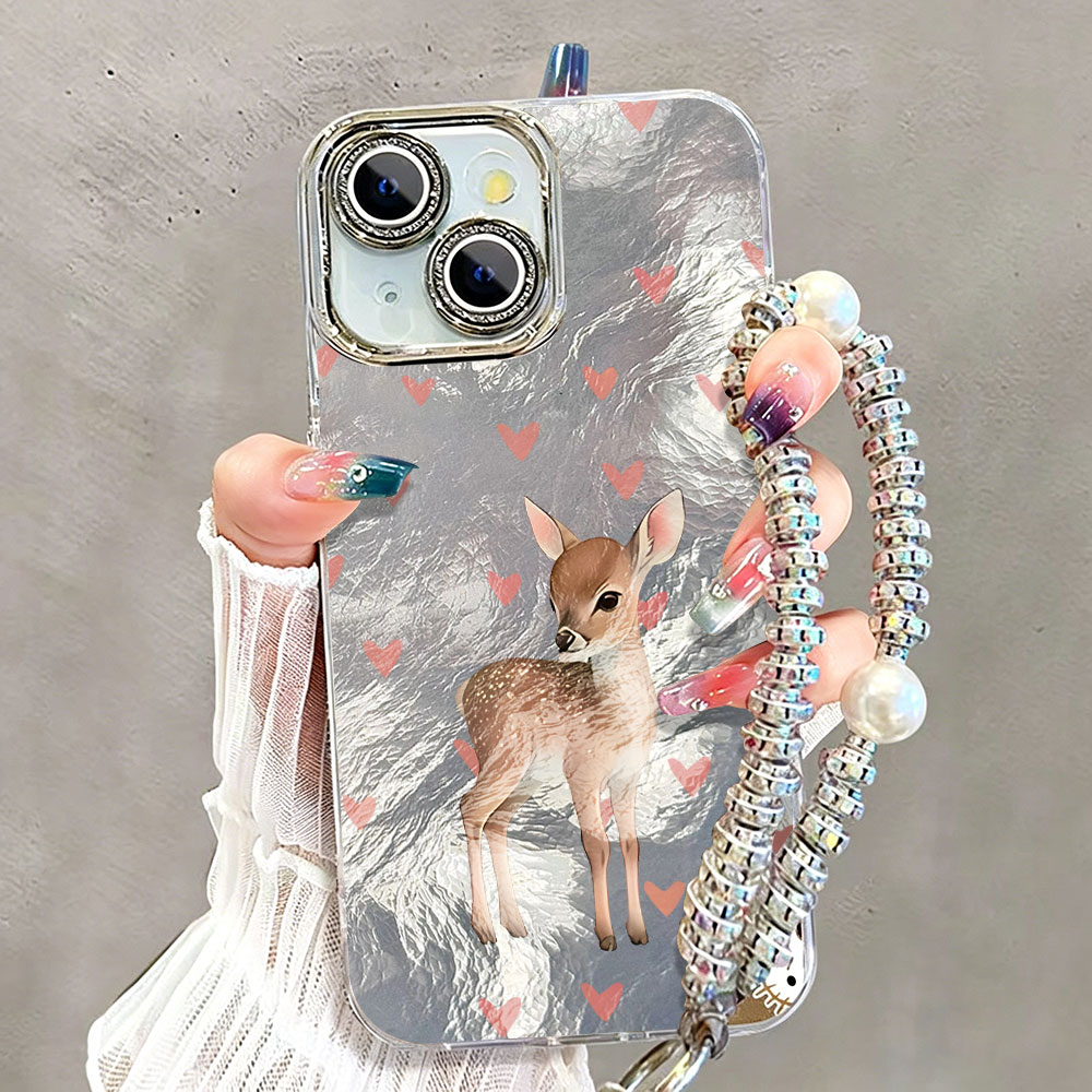 Niedliche Koreanische Rote Lie – Phone Cases Red Deer Bewertung und Preis