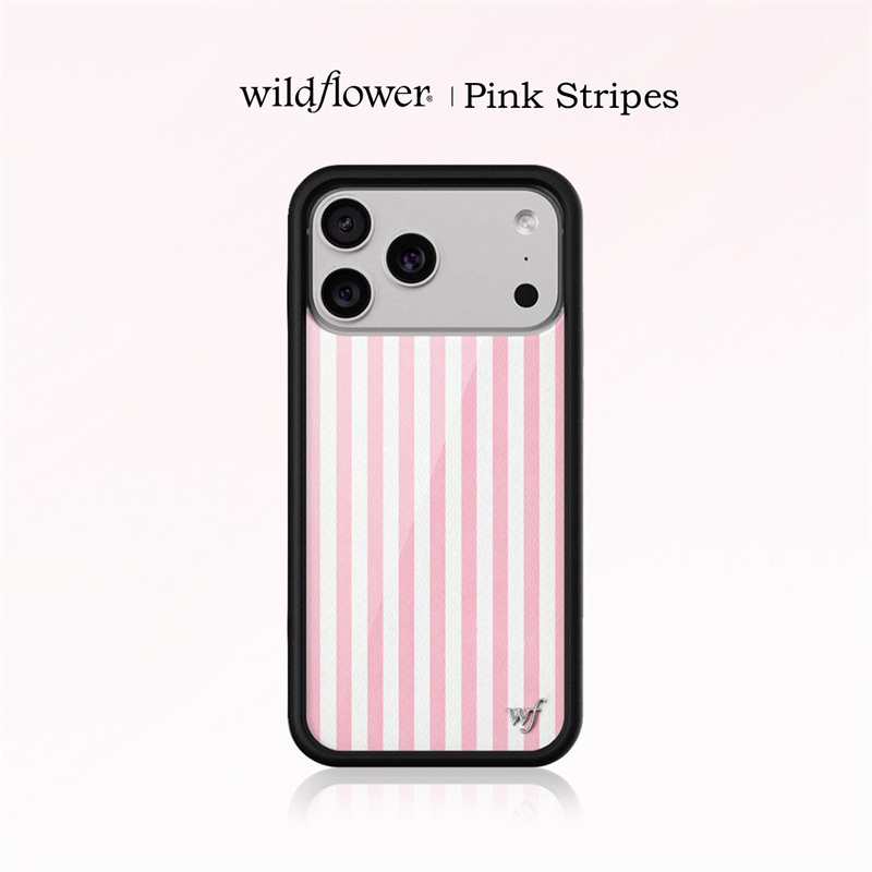 2026 Modische Ins Pink Stripes – Phone Cases Wildflower Bewertung und Preis