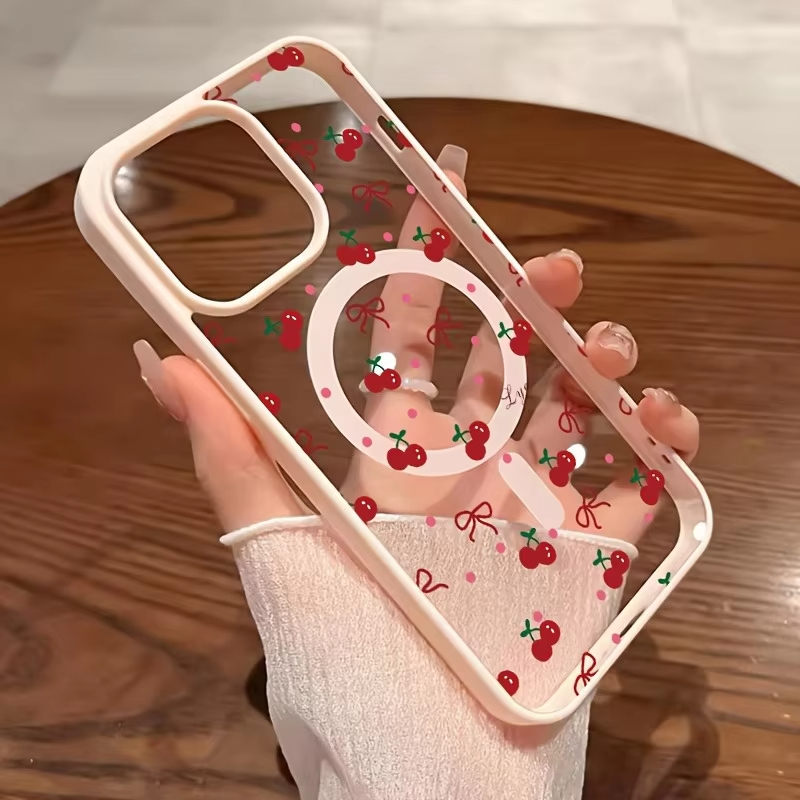 Rote Kirschen Bedruckte Magnet – Phone Cases Mous Bewertung und Preis
