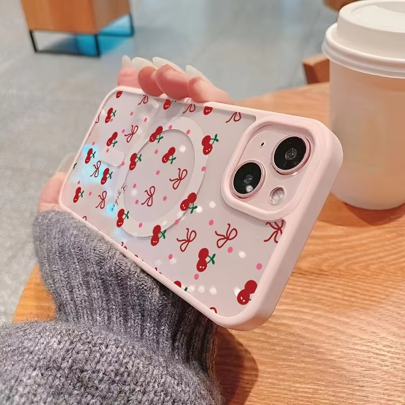 Rote Kirschen Bedruckte Magnet – Phone Cases Mous Bewertung und Preis