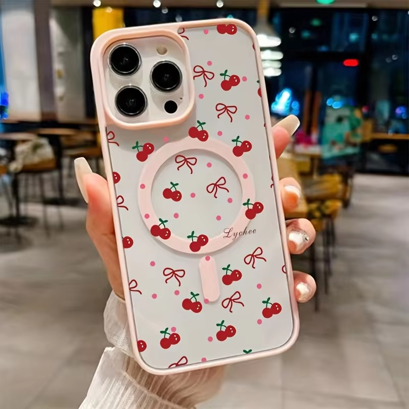 Rote Kirschen Bedruckte Magnet – Phone Cases Mous Bewertung und Preis