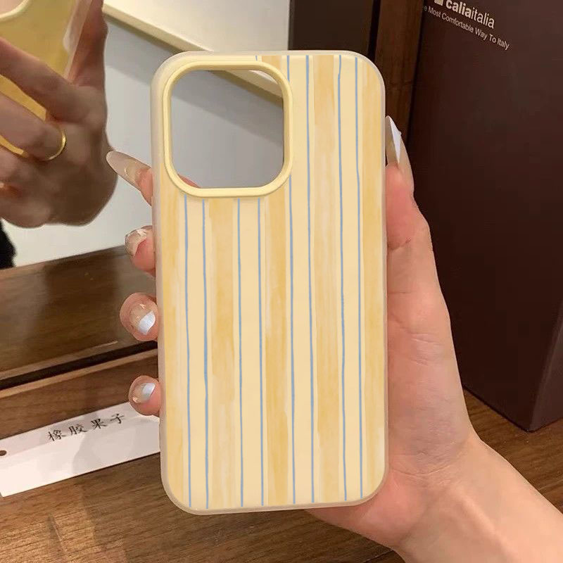 Stilvolle gelb gestreifte Hand – Phone Cases Yellow Bewertung und Preis