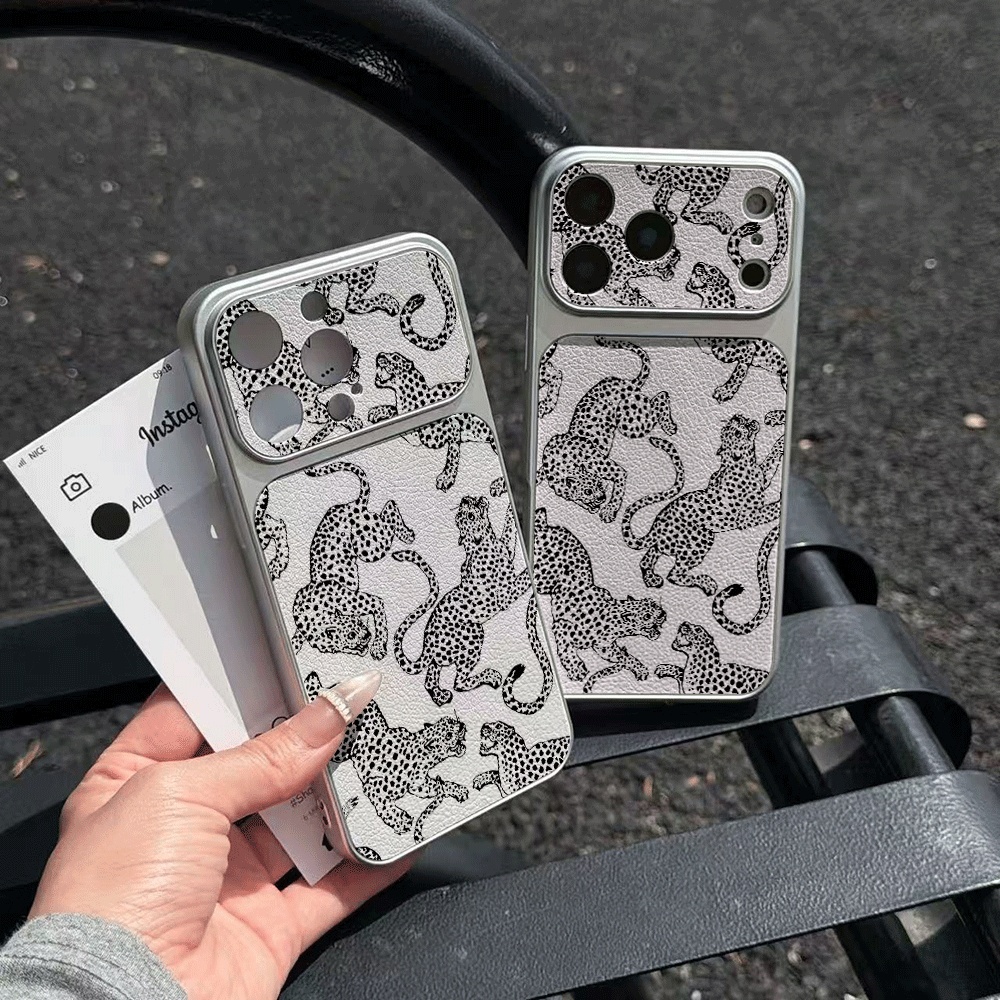 Retro Illustrierte Leoparden-H – Phone Cases Leather Bewertung und Preis