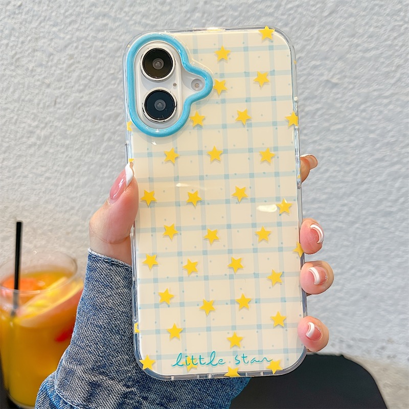 Gelbe Stern-Karomuster Handyhü – Phone Cases Yellow Bewertung und Preis