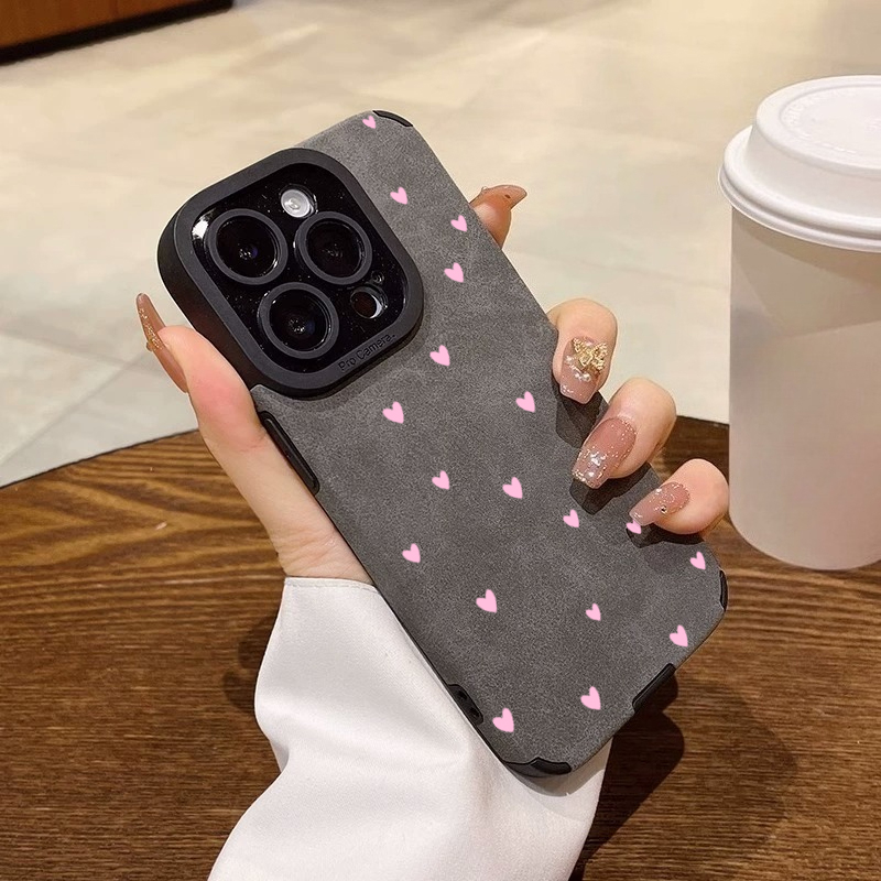 Modische rosa Herzmuster-Handy – Phone Cases Mous Bewertung und Preis