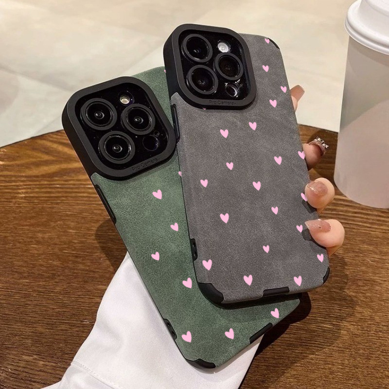 Modische rosa Herzmuster-Handy – Phone Cases Mous Bewertung und Preis