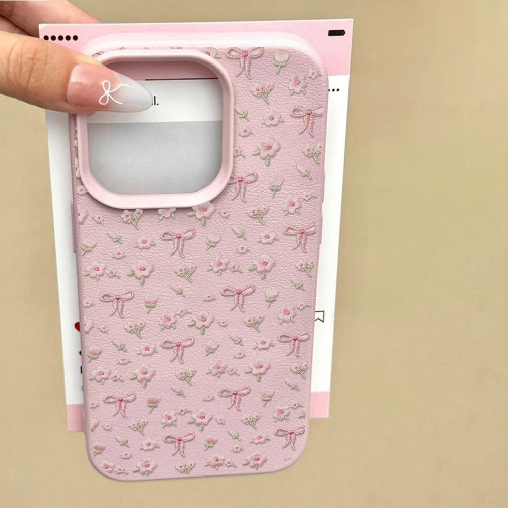 Niedliche Rosa Blumen Handyhül – Phone Cases Leather Bewertung und Preis