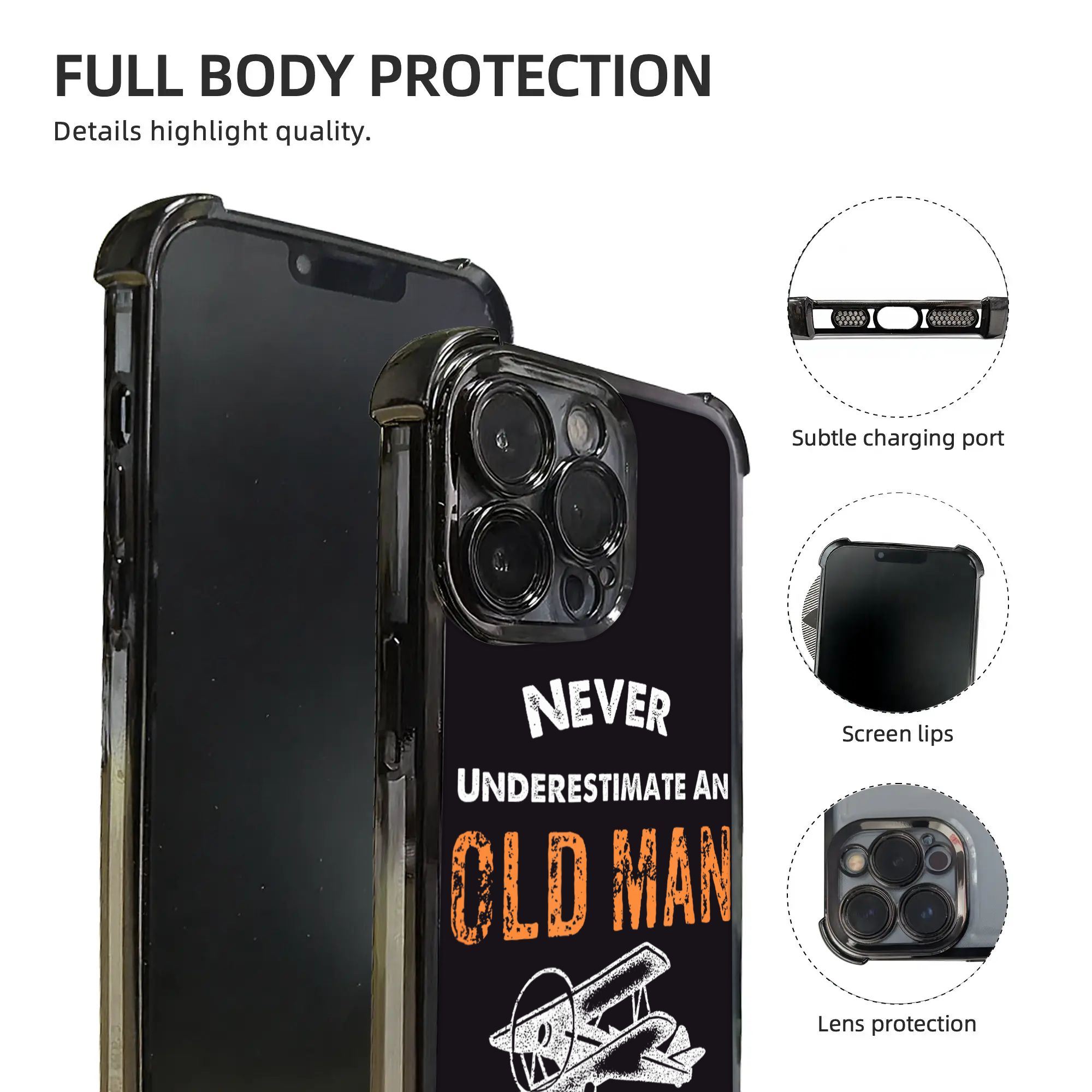 Unterschätze niemals einen alt – Phone Cases Arc Bewertung und Preis
