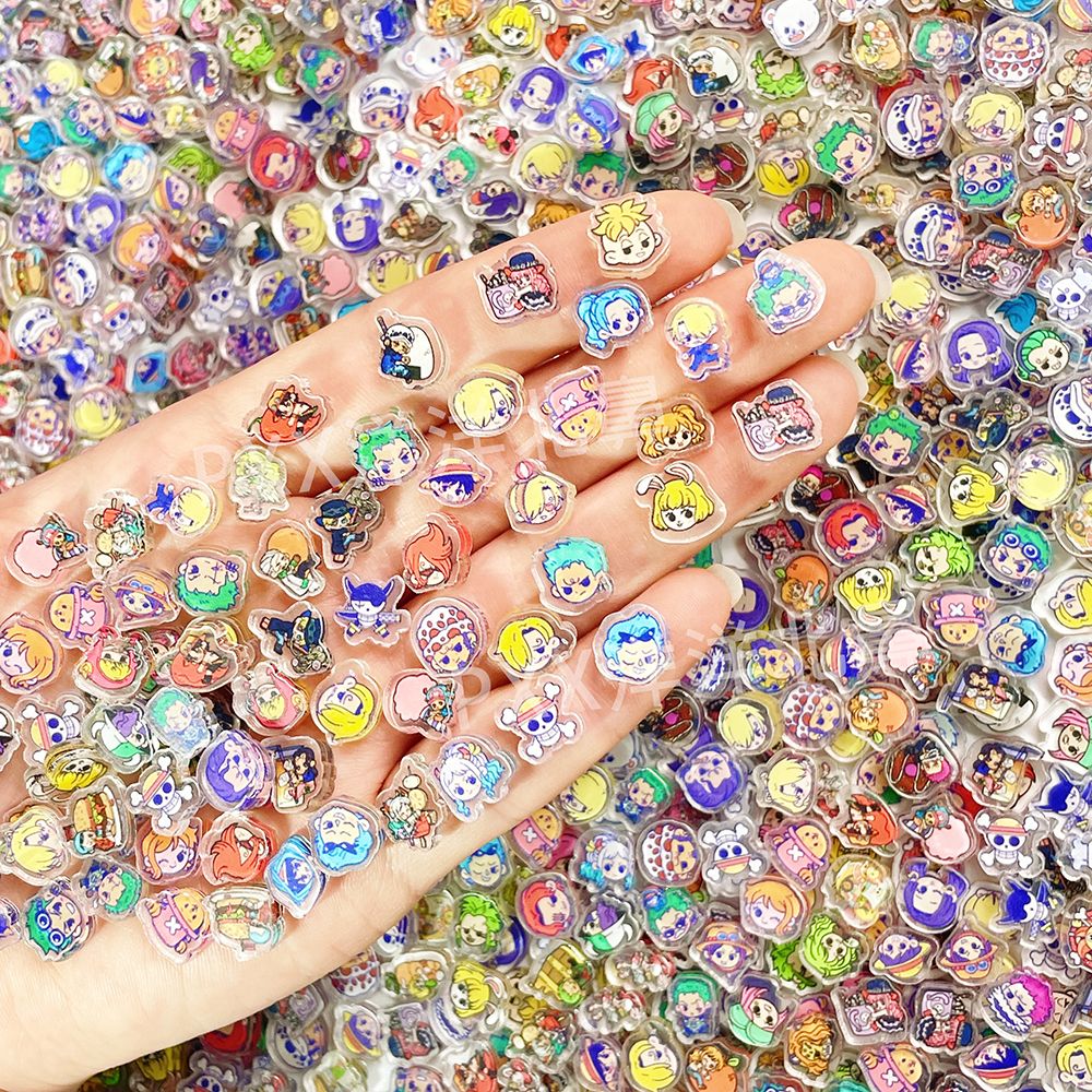 100 Mini-One-Piece-Acryl-DIY-A – Phone Cases With Charms Bewertung und Preis