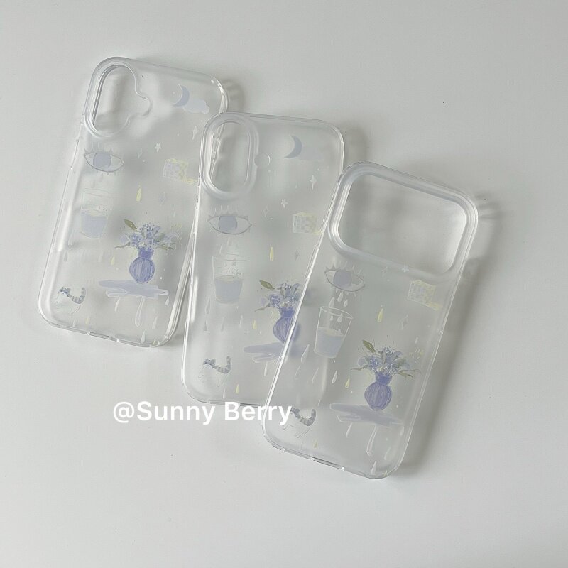 Koreanische Ins Blue Tear Vase – Phone Cases Mous Bewertung und Preis