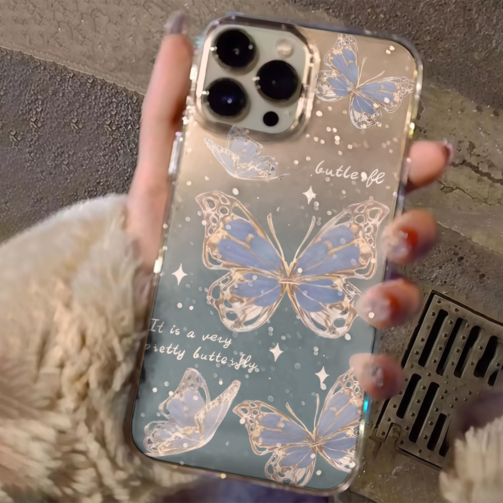 Luxuriöse Blaue Schmetterling  – Phone Cases Iphone 15 Pro Max Bewertung und Preis