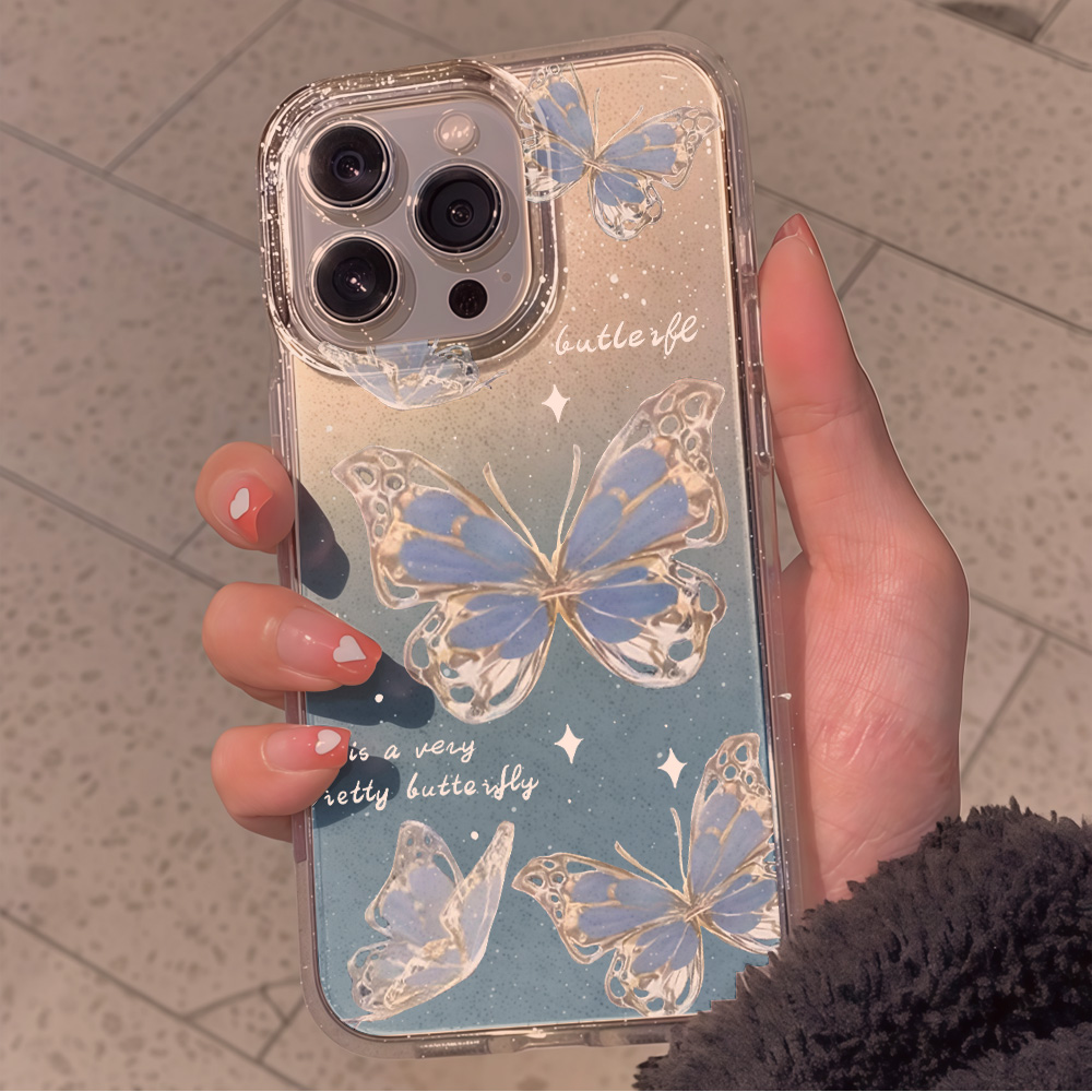 Luxuriöse Blaue Schmetterling  – Phone Cases Iphone 15 Pro Max Bewertung und Preis