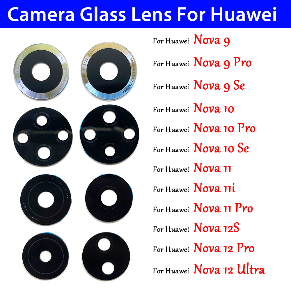 10 Stück Rückkamera-Glaslinsen – Huawei Nova 12 Bewertung und Preis