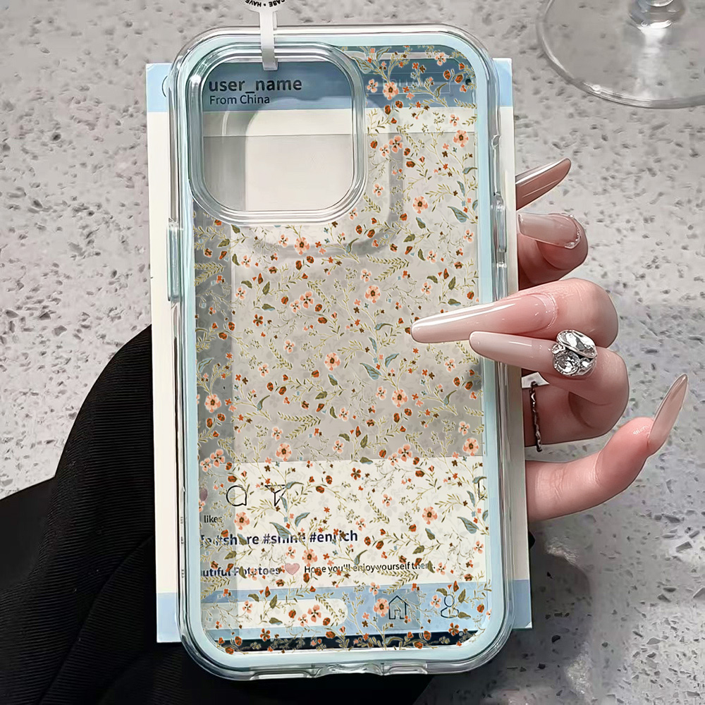 Wildblumen Transparente Handyh – Phone Cases Wildflower Bewertung und Preis