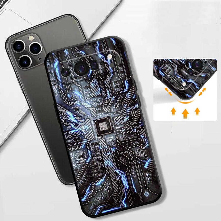 Retro Leiterplatten-Design Han – Phone Cases Google Pixel 9 Bewertung und Preis