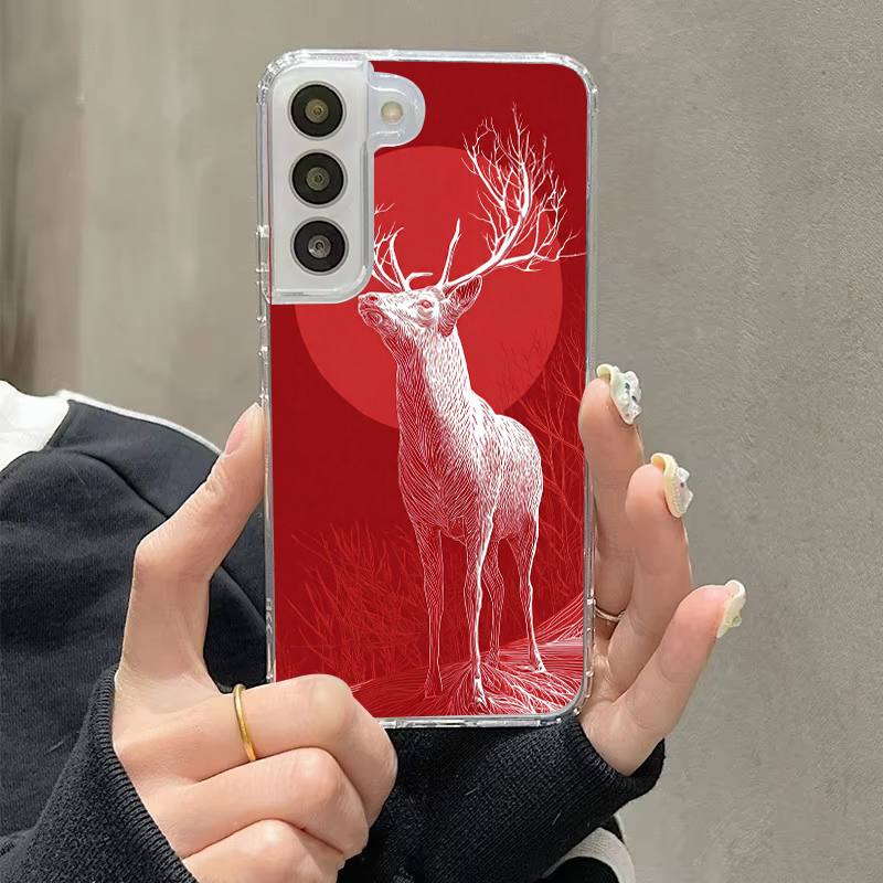 Transparente Hülle für Samsung – Phone Cases Red Deer Bewertung und Preis