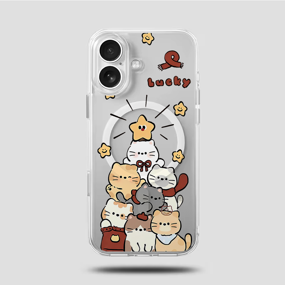 Niedliche Cartoon-Kätzchen-Dru – Phone Cases Cute Iphone 14 Bewertung und Preis