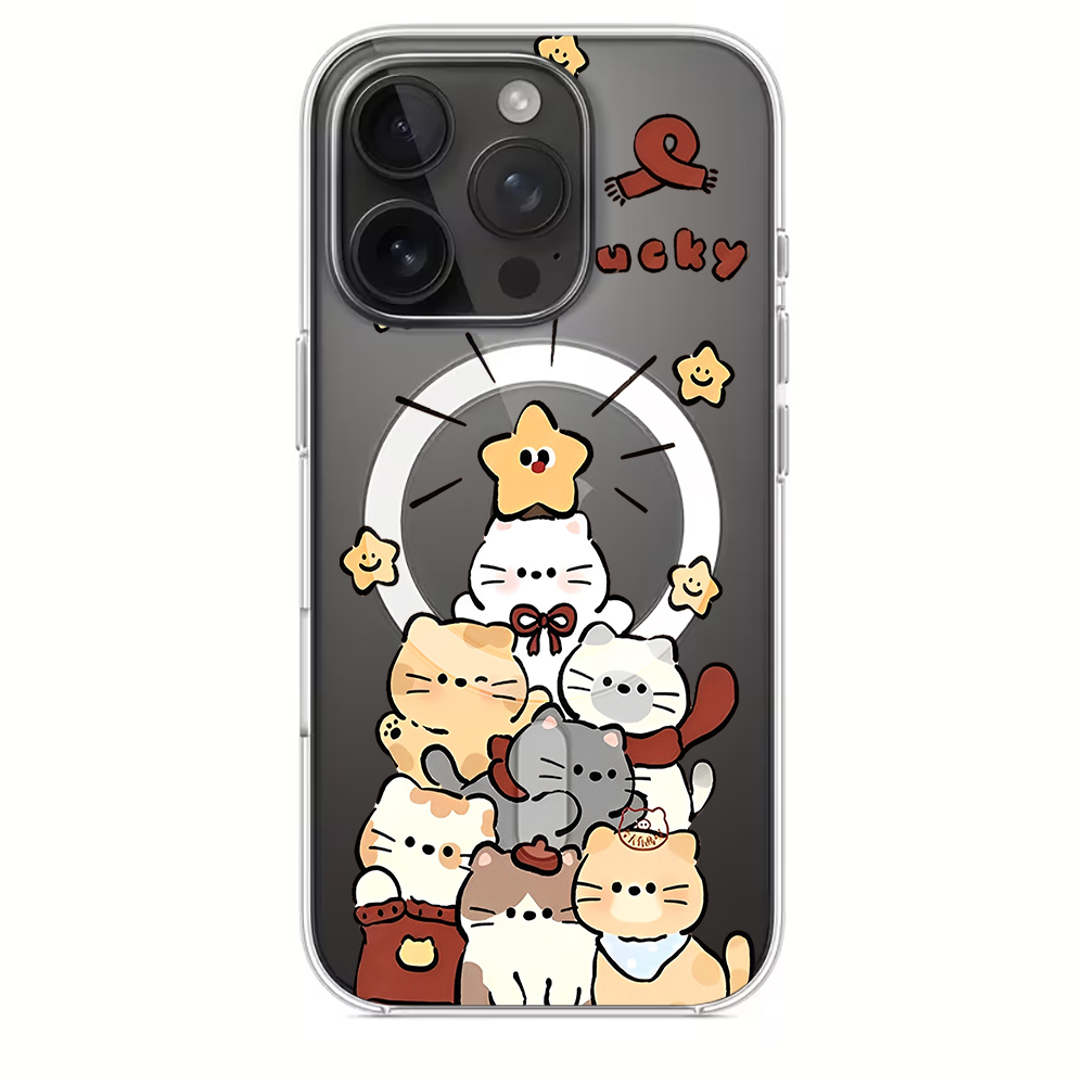 Niedliche Cartoon-Kätzchen-Dru – Phone Cases Cute Iphone 14 Bewertung und Preis